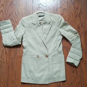 ELIE TAHARI LINEN BLEND BLAZER SIZE 6